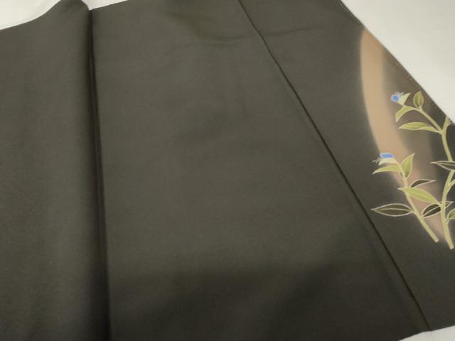 平和屋着物●訪問着 草花文 暈し染め 金彩 正絹 逸品 AABF5209cs
