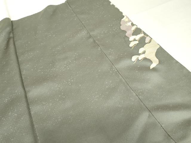 平和屋着物●訪問着 駒刺繍 立波枝松花文 金彩 正絹 逸品 AABF5213cs