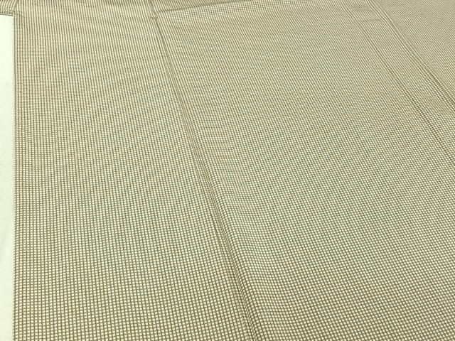 平和屋着物▽江戸小紋 単衣 角通し 正絹 逸品 AABF5284jh