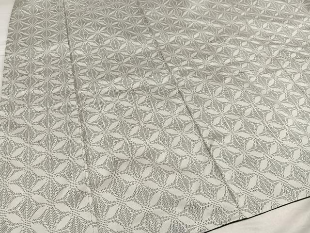 平和屋着物●本場大島紬 カタス7マルキ 麻の葉文様 正絹 逸品 AABF5324ph