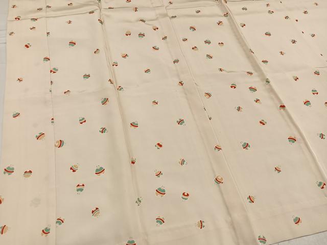 平和屋着物●長襦袢 無双仕立て 鈴 正絹 逸品 未使用 AABF5369ph