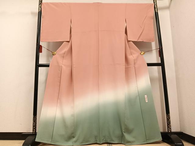平和屋着物●世界的人形師 辻村寿三郎 ジュサブロー 色留訪問着 霞文 暈し染め 正絹 逸品 未使用 AABF5391ph