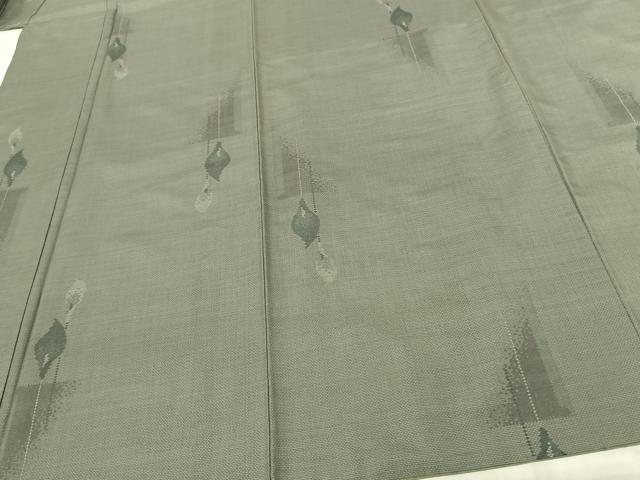 平和屋着物●本場大島紬 カタス9マルキ 草木色泥染 初恋花 株式会社大山謹製 証紙付き 正絹 逸品 AABF5470fy