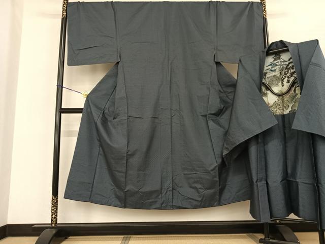 平和屋着物●男性 男柄の最高峰 西郷柄 西郷絣 本場大島紬 アンサンブル ツガコモリ 正絹 逸品 AABF5485fy