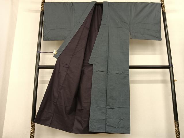 平和屋着物●男性 男柄の最高峰 西郷柄 西郷絣 本場大島紬 アンサンブル ツガコモリ 正絹 逸品 AABF5485fy