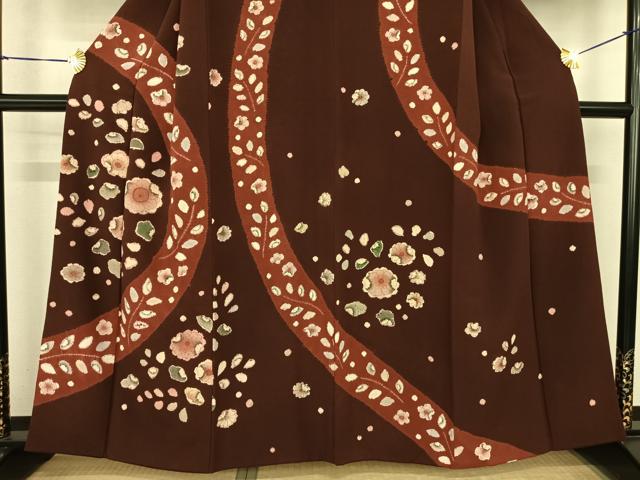 平和屋着物●訪問着 辻が花 正絹 逸品 AABF5521fy