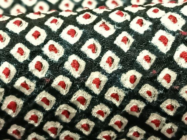 平和屋着物●上質な小紋 総絞り 正絹 逸品 AABF5523fy