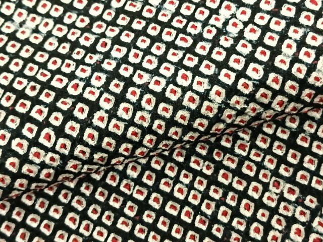 平和屋着物●上質な小紋 総絞り 正絹 逸品 AABF5523fy