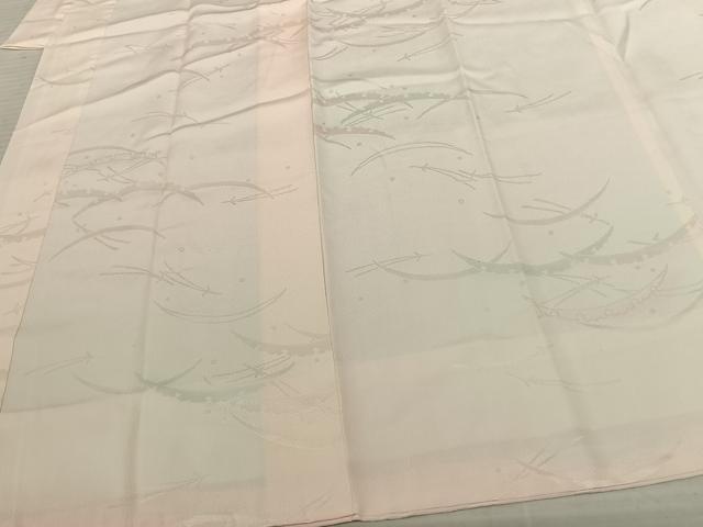 平和屋着物●長襦袢 袷 雪芝文 暈し染め 半衿刺繍 正絹 逸品 AABF5536fy