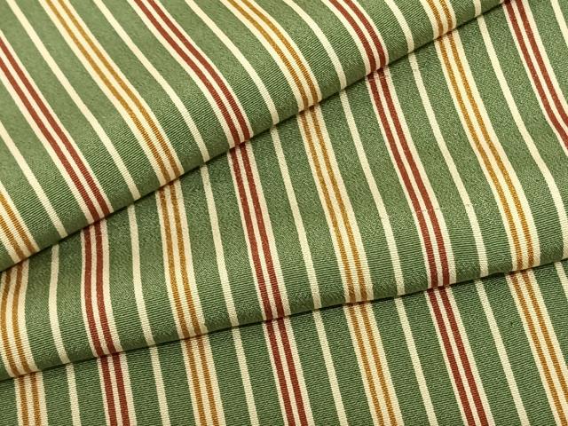 平和屋着物▽上質な小紋 単衣 縞 正絹 逸品 AABF5617fy