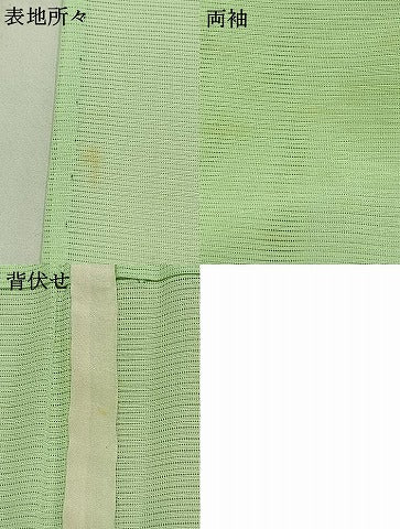 平和屋着物*夏物 色無地 絽 夏虫色 洗える着物 AABF5709fy