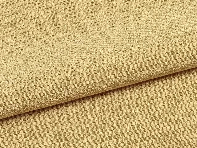 平和屋着物*夏物 色無地 絽縮緬 枯色 正絹 逸品 AABF5727fy