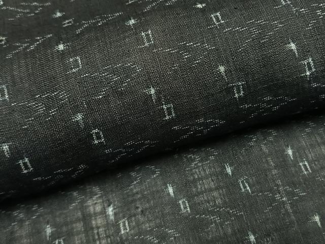 平和屋着物*夏物 重要無形文化財 本場宮古上布 琉球絣 苧麻 逸品 AABF5743fy