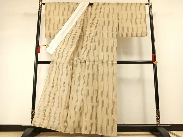 平和屋着物*夏物 紗紬 矢羽文 正絹 逸品 AABF5749fy