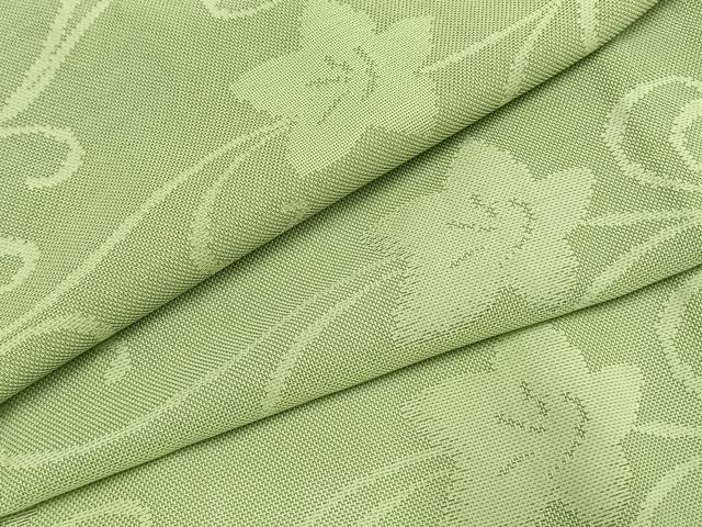 平和屋着物*夏物 小紋 紗 花唐草文 正絹 逸品 AABF5753fy