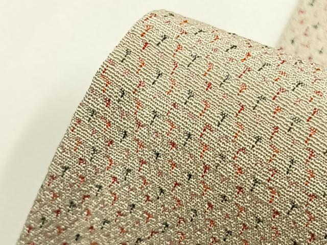 平和屋着物▽本塩沢 単衣 蚊絣 正絹 逸品 未使用 AABF5792fy