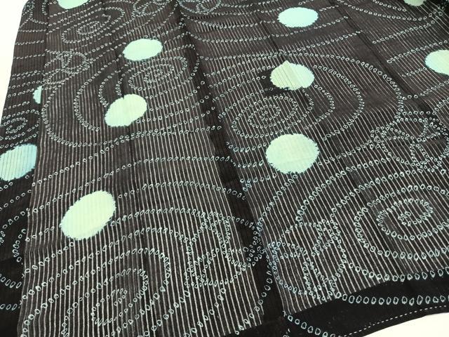 平和屋着物*夏物 男性 長襦袢 縦絽 丸文 正絹 逸品 AABF5803fy
