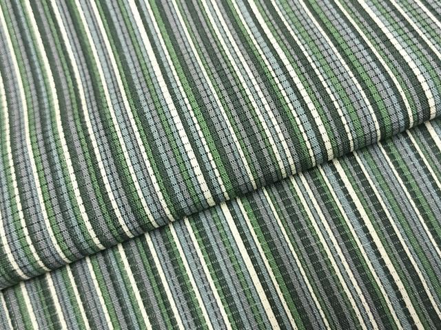 平和屋着物*夏物 小紋 絽 縞 正絹 逸品 AABF5825fy