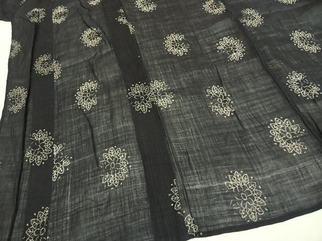 平和屋着物*夏物 小千谷ちぢみ 吉祥花文 麻 逸品 AABF5826fy