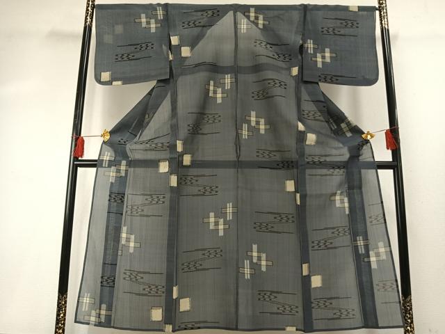 平和屋着物*夏物 本場琉球絣 夏琉球 正絹 逸品 AABF5836fy