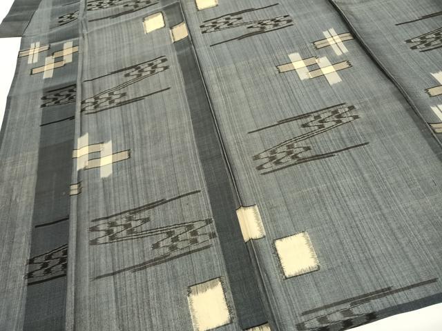 平和屋着物*夏物 本場琉球絣 夏琉球 正絹 逸品 AABF5836fy