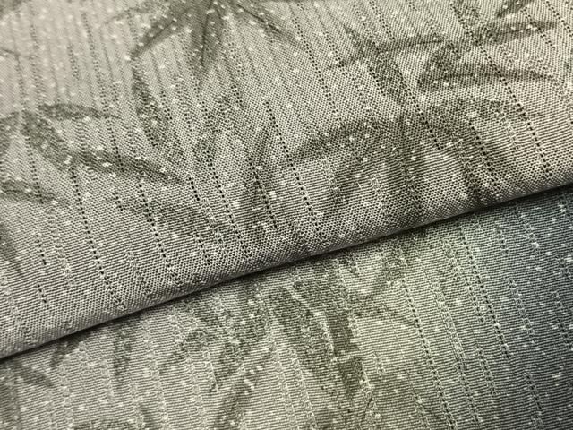 平和屋着物*夏物 訪問着 変わり絽 手描き 笹竹文 暈し染め 健勝苑扱い 正絹 逸品 AABF5850fy