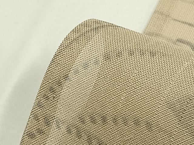 平和屋着物*夏物 絹芭蕉 訪問着 手描き 草花 葡萄蔦の葉文 正絹 逸品 AABF5859fy