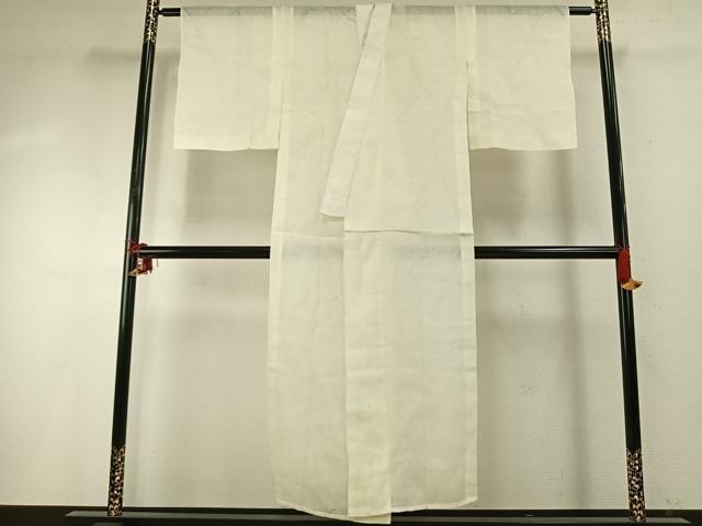 平和屋着物*夏物 長襦袢 紗 舞葉地紋 生成り色 麻 AABF5872fy
