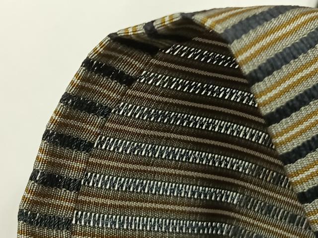 平和屋着物*夏物 男性 行灯袴 絽 縞 正絹 逸品 未使用 AABF5900fy