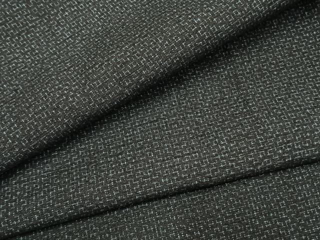 平和屋着物●上質な紬 格子 正絹 逸品 未使用 AABF5933fy