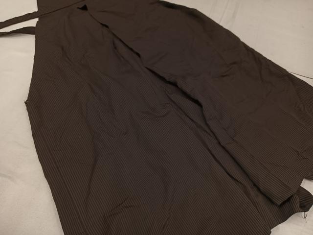 平和屋着物●男性 馬乗り袴 縞 正絹 逸品 AABF6061ph