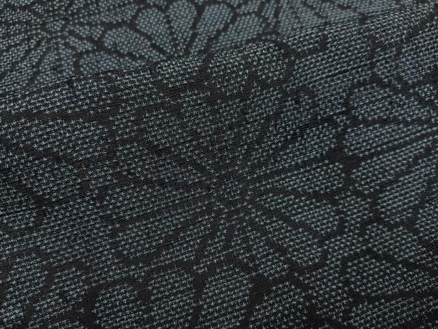 平和屋着物●塩沢紬 花尽くし ますいわ屋扱い 正絹 逸品 AABF6083ph
