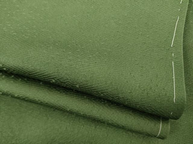平和屋着物●上質な色無地 藍媚茶色 正絹 逸品 AABF6150ck