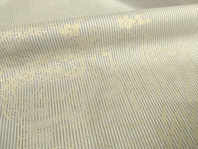 平和屋着物●本場大島紬 訪問着 刺繍 流水風景文 暈し染め 金彩 正絹 逸品 AABF6152ck