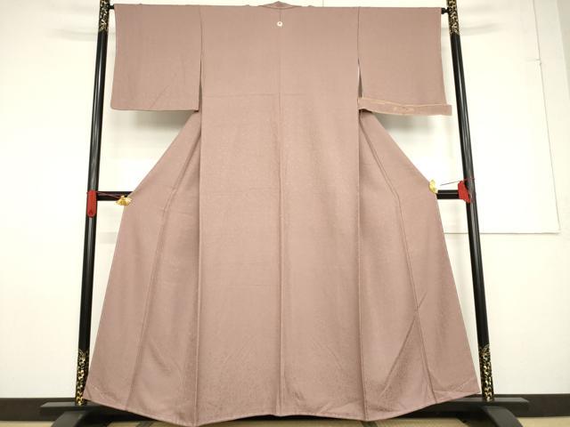 平和屋着物●上質な色無地 正倉院 鴇浅葱色 丹後ちりめん 反端付き 正絹 逸品 未使用 AABF6170ck
