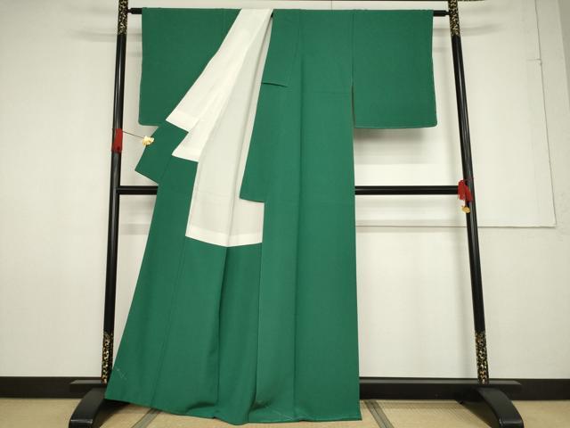 平和屋着物●上質な色無地 雅び彩重ね染 玄奏の彩 天鵞絨色 みやびちりめん 反端付き 正絹 逸品 未使用 AABF6171ck