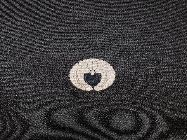平和屋着物■豪華黒留袖 駒刺繍 花唐草文 金彩 正絹 逸品 AABF6206oa