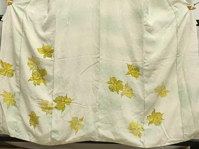 平和屋着物■訪問着 舞花文 暈し染め 正絹 逸品 AABF6240oa