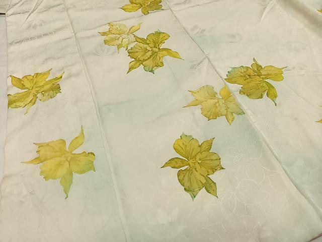 平和屋着物■訪問着 舞花文 暈し染め 正絹 逸品 AABF6240oa
