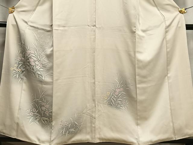 平和屋着物■訪問着 枝花文 暈し染め 正絹 逸品 AABF6262oa