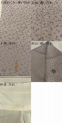 平和屋着物■上質な小紋 亀甲文 正絹 逸品 AABF6269oa
