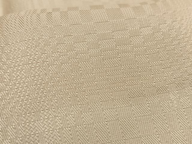 平和屋着物■長襦袢 袷 幾何学地紋 灰梅色 正絹 逸品 AABF6278oa