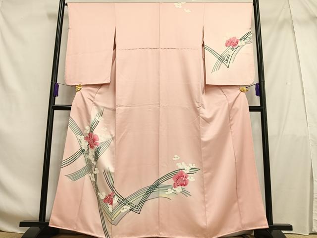 平和屋着物■訪問着 舞花文 暈し染め 正絹 逸品 AABF6371oa