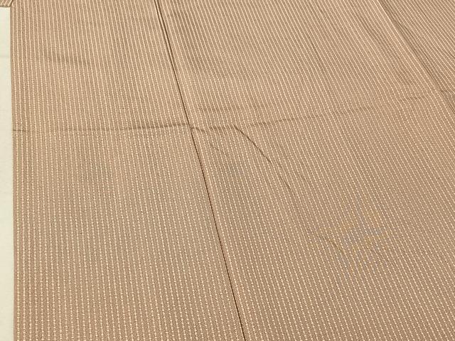 平和屋着物▽上質な小紋 単衣 縞 鈴乃屋扱い 正絹 逸品 AABF6426jh