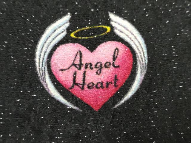 平和屋着物●豪華振袖 Angel Heart 刺繍 草花文 薔薇 バラ 暈し染め 黒地 金糸 銀通し地 ロング丈 正絹 逸品 AABF6565cs