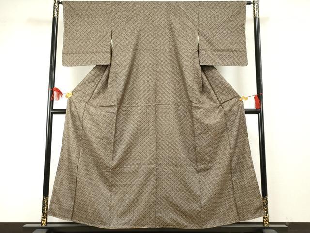 平和屋着物●本場大島紬 割込み絣 蜀江花文 正絹 逸品 未使用 AABF6579cs