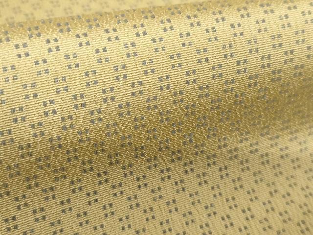 平和屋着物●お召 花格子 正絹 逸品 AABF6598cs