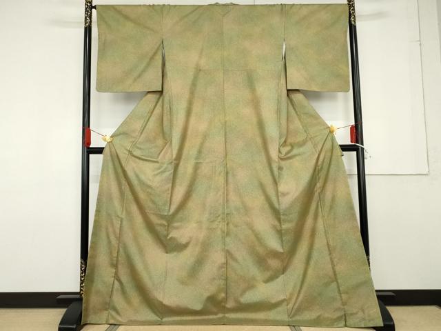 平和屋着物●本場大島紬 染大島 霞文 ロング丈 正絹 逸品 未使用 AABF6600cs