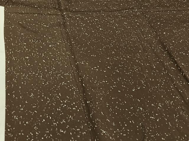 平和屋着物▽上質な小紋 単衣 霞文 正絹 逸品 AABF6652jh