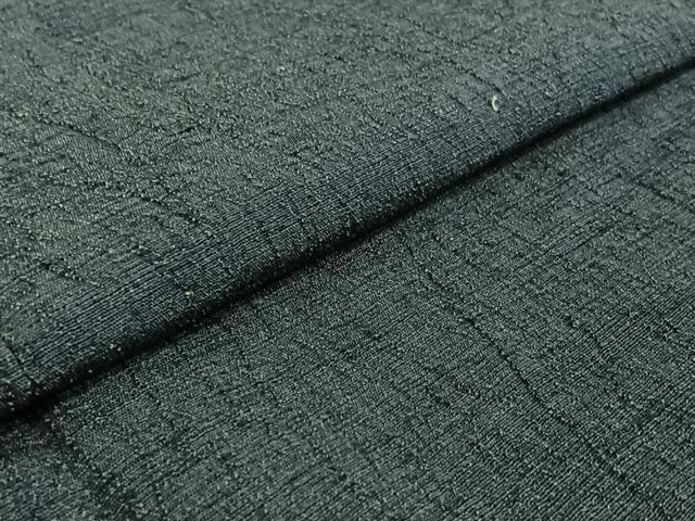 平和屋着物▽男性 紬 単衣 横段文 西武百貨店扱い 正絹 逸品 AABF6763jh
